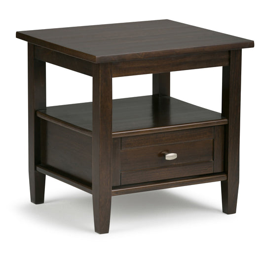 Warm Shaker - End Table - Tobacco Brown Simpli-Home