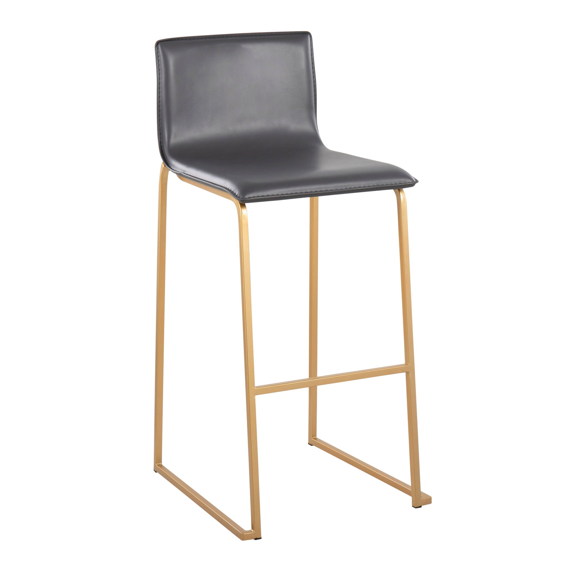 Mara - Contemporary Upholstered Barstool (Set of 2) Lumi Source