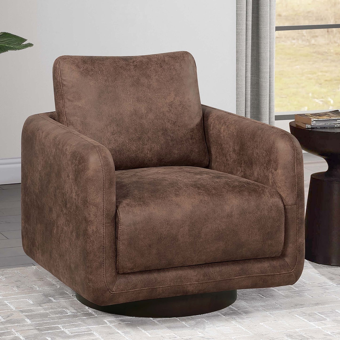 Swivel Accent Chair Upholstered Home Essentials