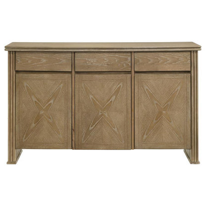 Adina - 2-Door Sideboard Server - Distressed Light Brown Coaster Fine Furniture
