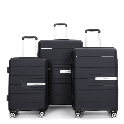 Hardshell Suitcase Double Spinner Wheels Luggage Sets, Lightweight With Tsa Lock, 3 Piece Set Daily Nest
