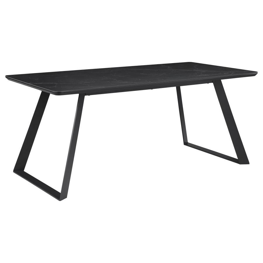 Smith - Rectangular Ceramic Top Dining Table Set Coaster Fine Furniture