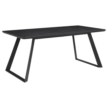 Smith - Rectangular Ceramic Top Dining Table Set Coaster Fine Furniture