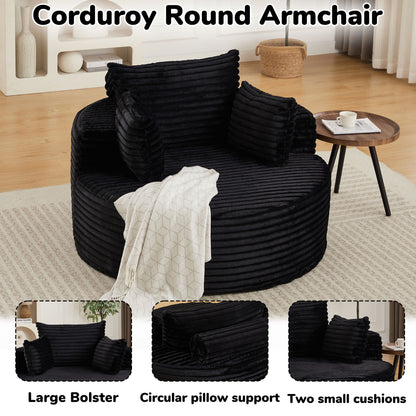Modern Single Sofa With Backrest Pillow For Living Room Home Essentials