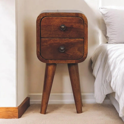 Curved Nightstand, Artisan Furniture