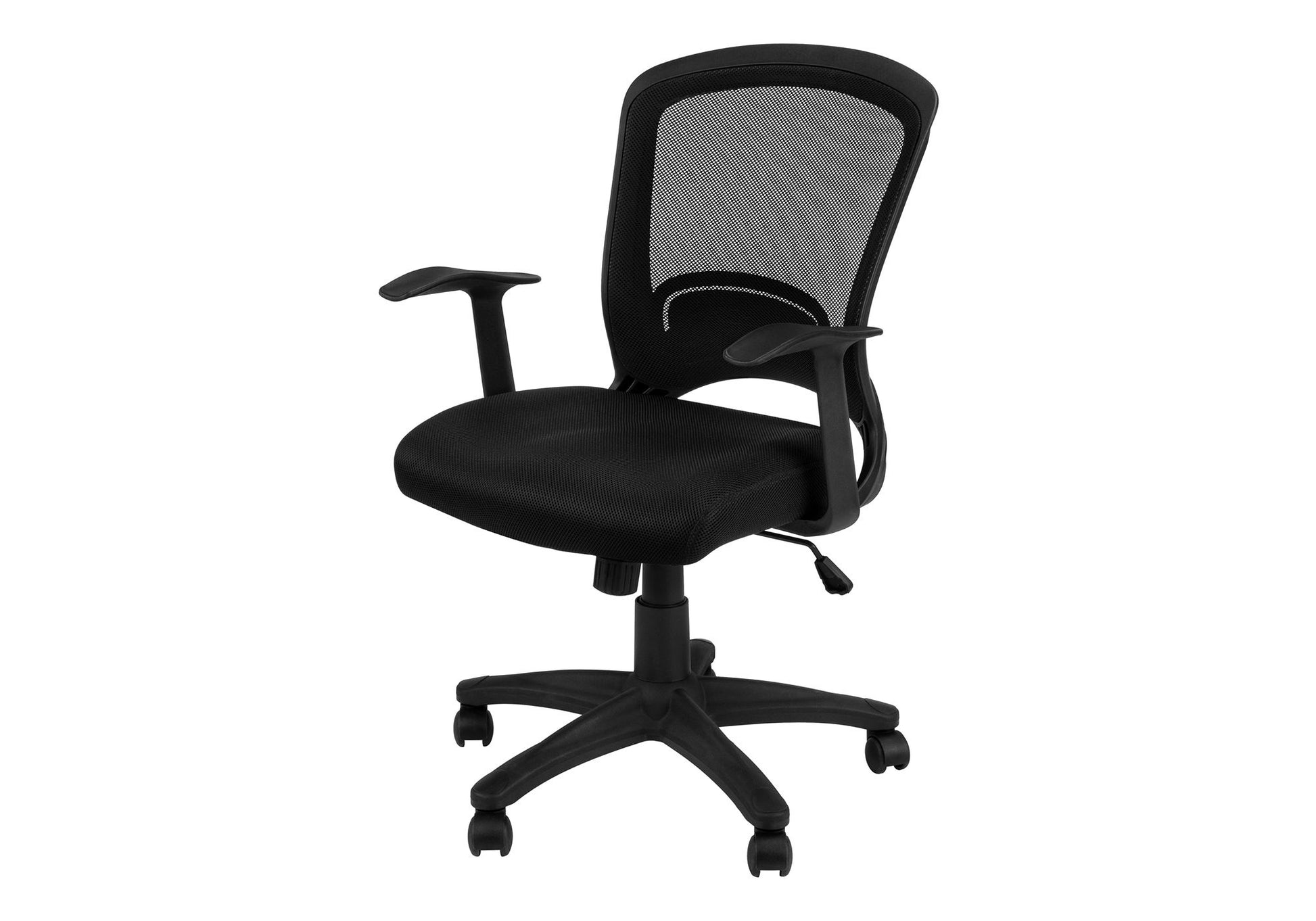 Office Chair, Adjustable Height, Swivel, Ergonomic, Armrests, Mesh - Black 8th Street