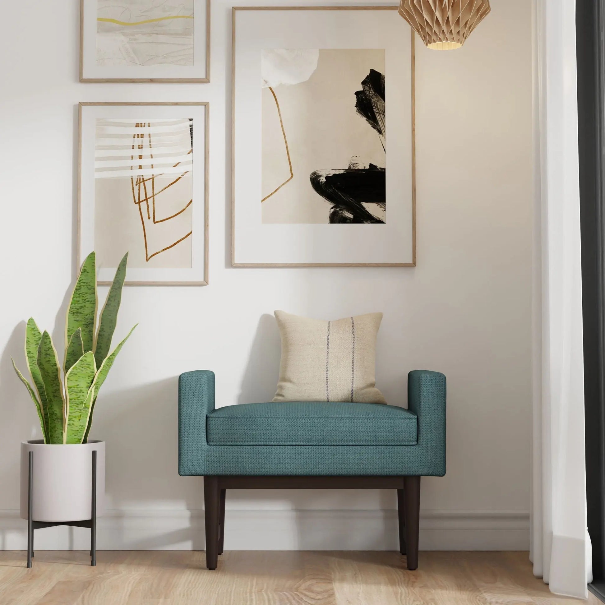 Scott - Upholstered Ottoman Bench Simpli-Home