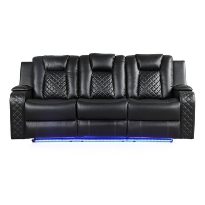 Benz - Power Reclining Sofa With LED Lighting Matrix Furniture Group