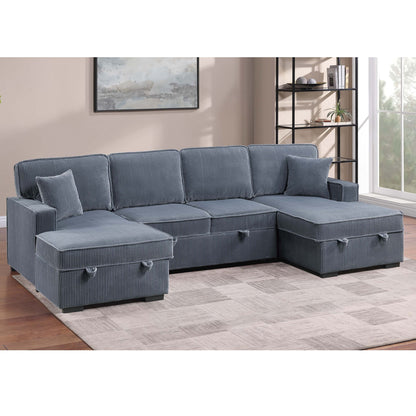 Convertible Sectional With Pull Out Bed Home Essentials