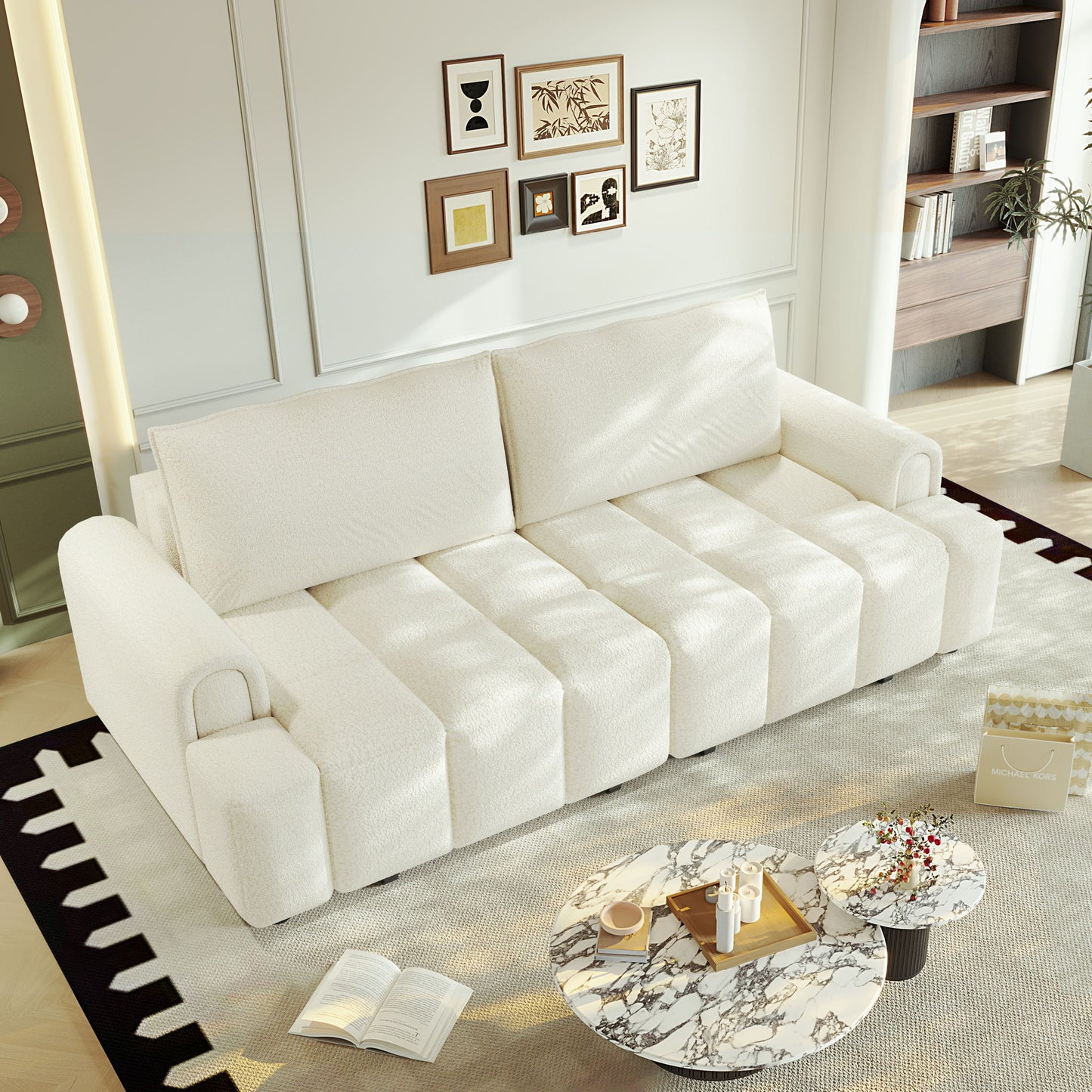 4 Seater Modern Couch With Seats Storage Home Essentials