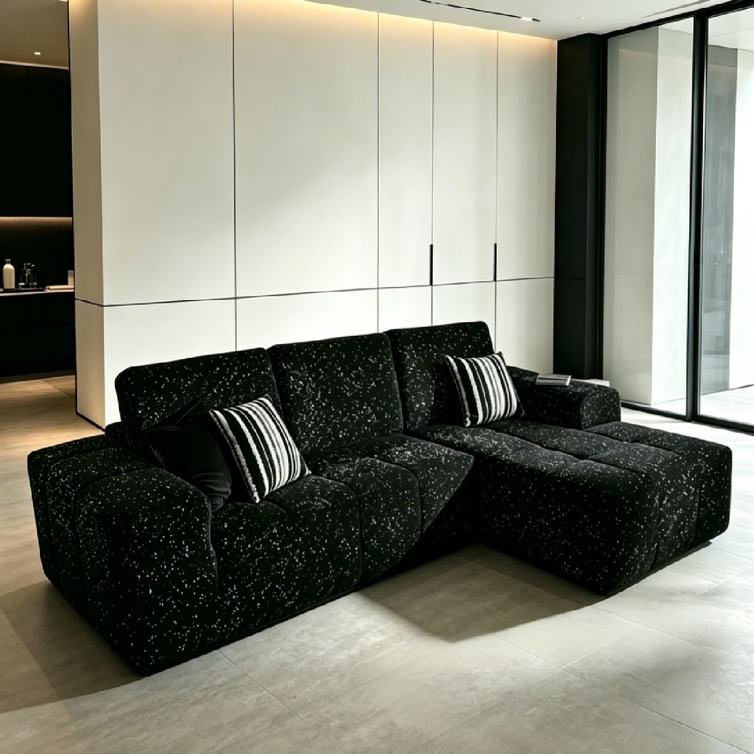 Boneless Couches For Living Room With Chaise Home Essentials