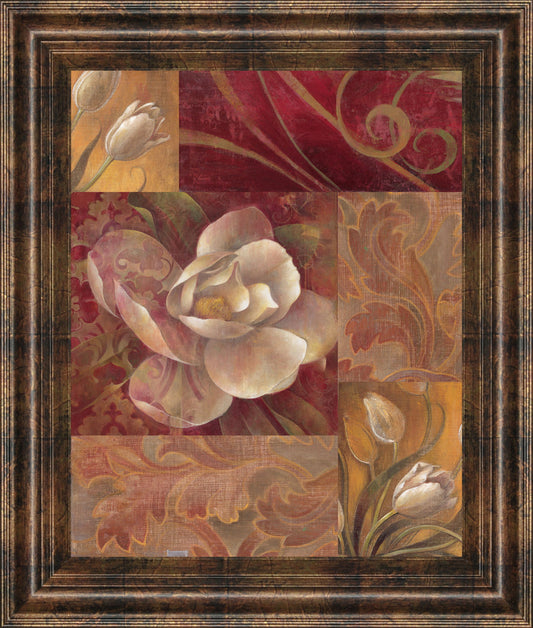 Variety Of Style I By Elaine Vollherbst-Lane - Framed Print Wall Art - Red