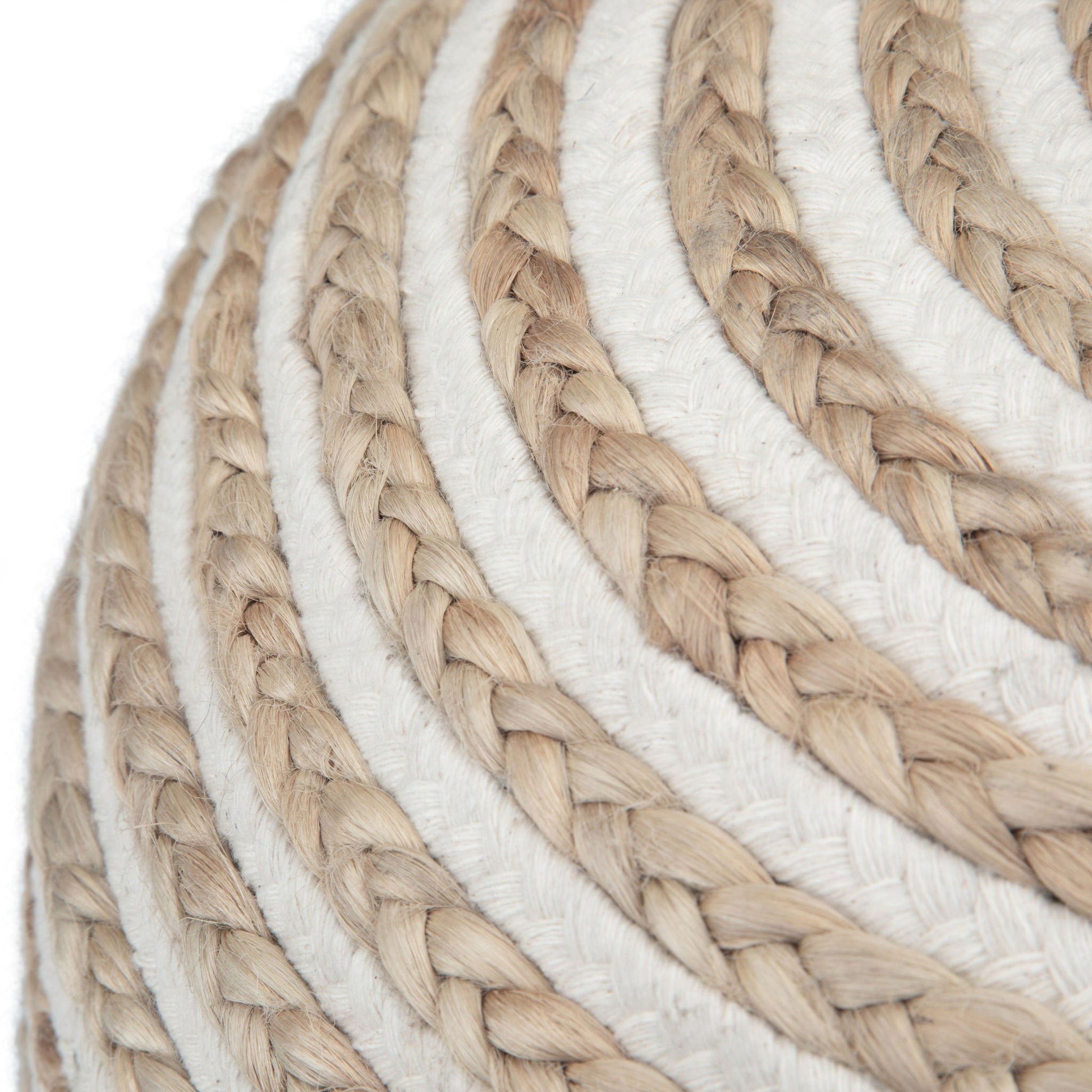 Yolanda - Round Pouf - Natural Simpli-Home