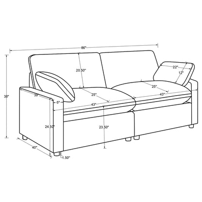 Hollander - Power Reclining Loveseat Furniture Max