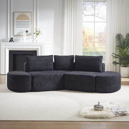 V - Shaped Modular Sofa Set With 3 Pillow Home Essentials
