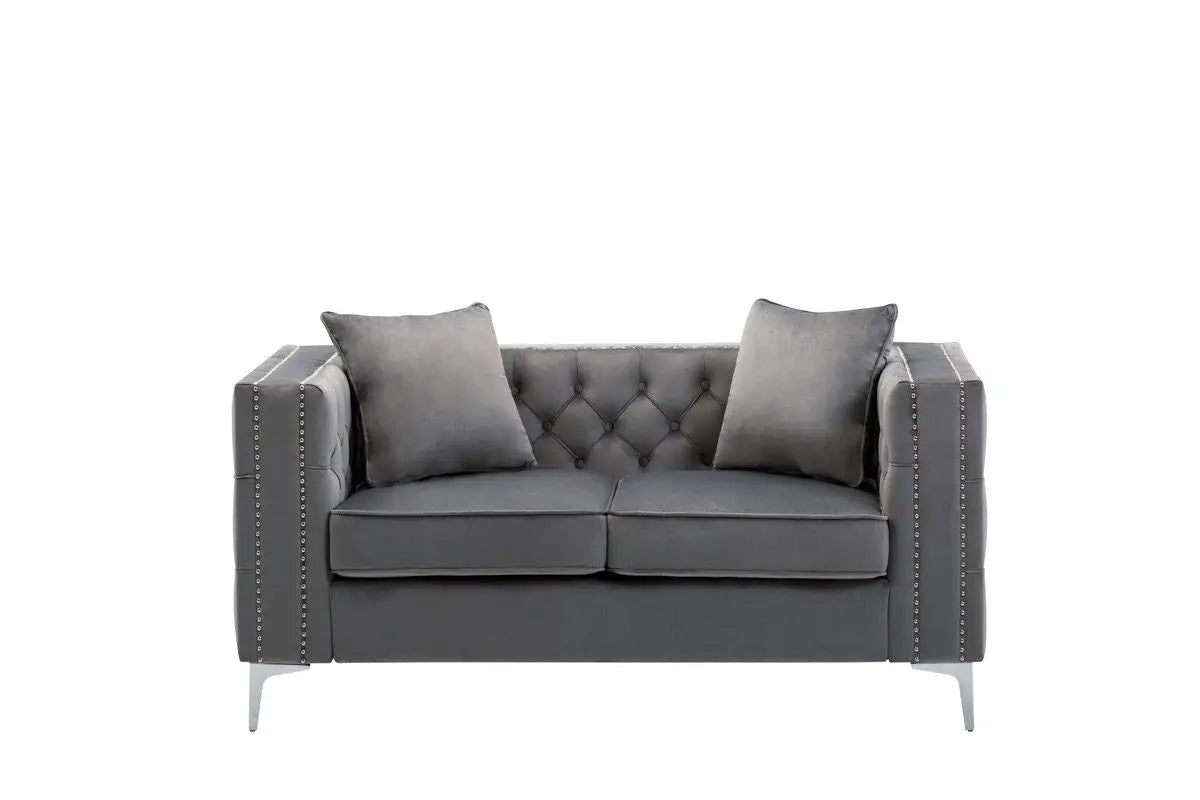 Lorreto - Velvet Loveseat Lilola Home