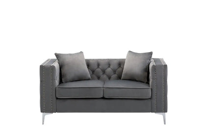 Lorreto - Velvet Loveseat Lilola Home