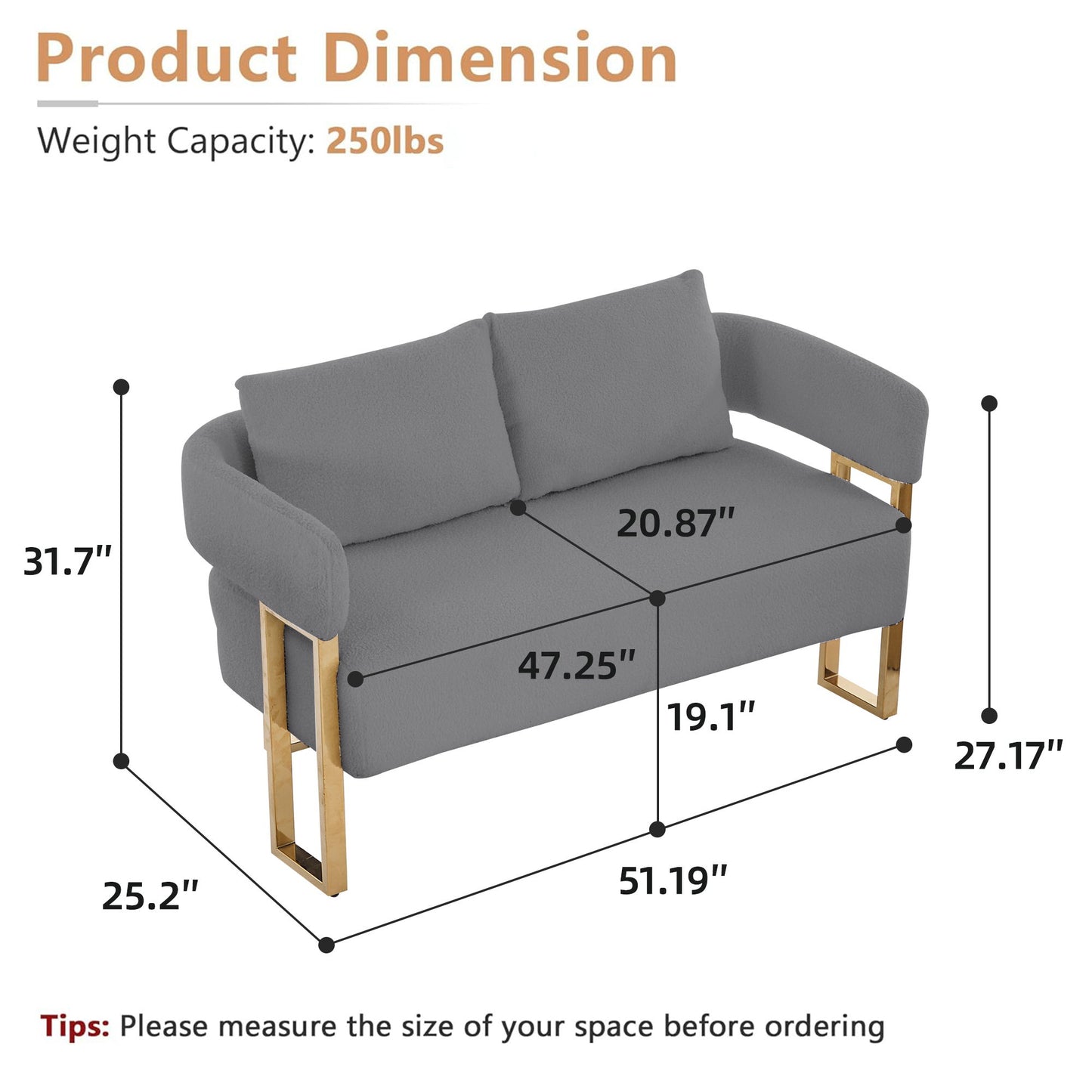 Decorative Upholstered Side Chair For Living Room Home Essentials