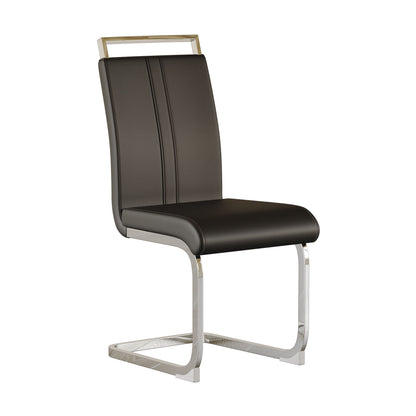 Modern Dining Chairs With Padded Seat, High Back Home Essentials