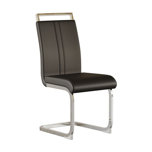 Modern Dining Chairs With Padded Seat, High Back Home Essentials