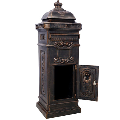 Mailboxs Residential Large-Capacity Letter Box, Rainproof Postbox Statue Daily Nest