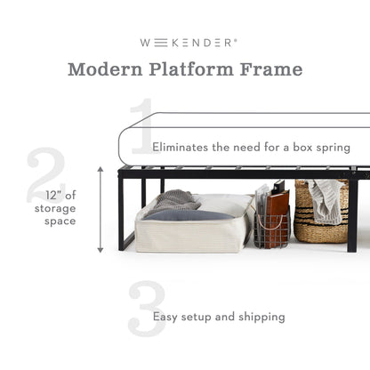 Modern - Platform Bed Frame Weekender
