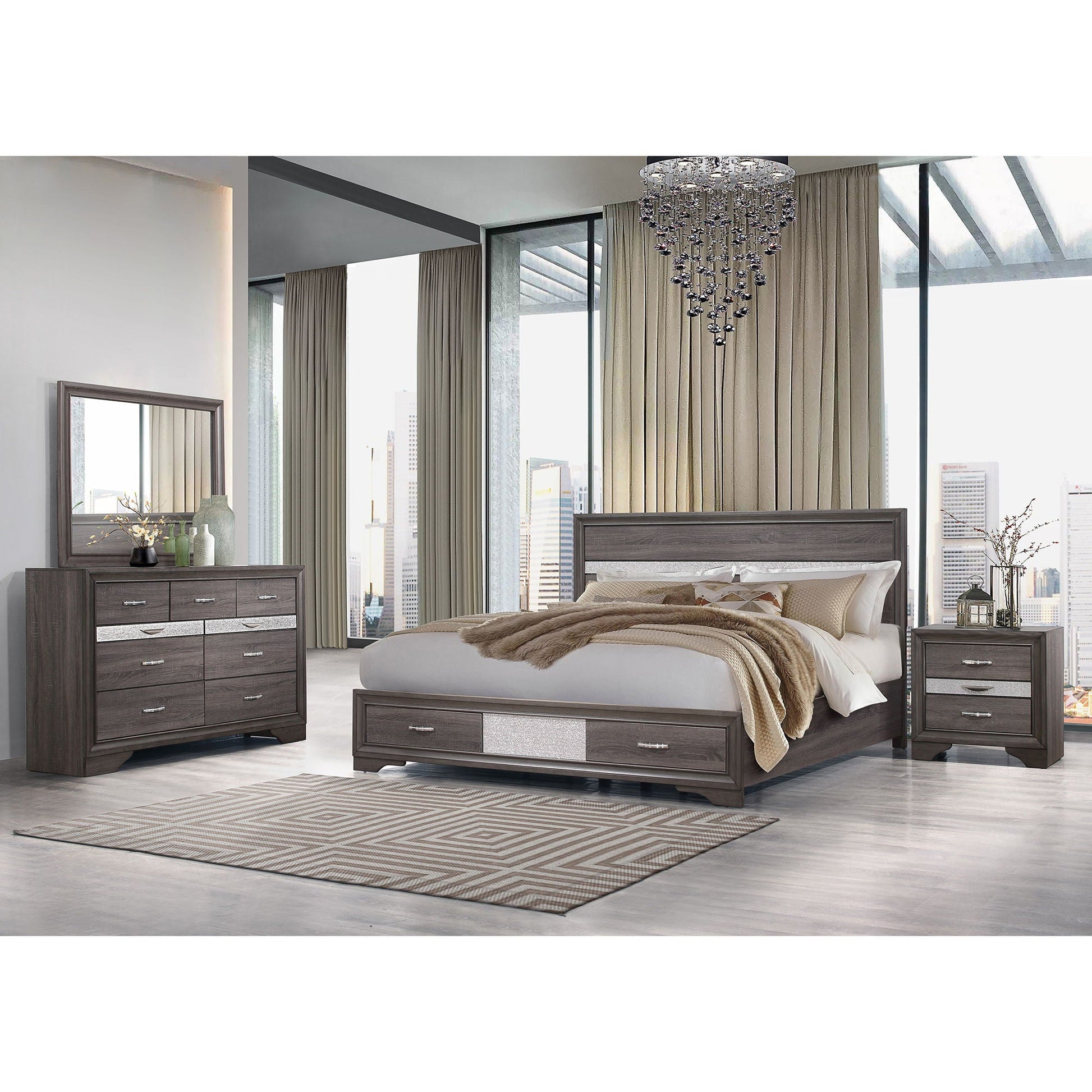 Ryder - Bed Sparkle Global Furniture USA