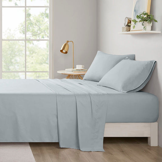 Queen All Season Wrinkle Free Sheet Set - Gray Intelligent Design