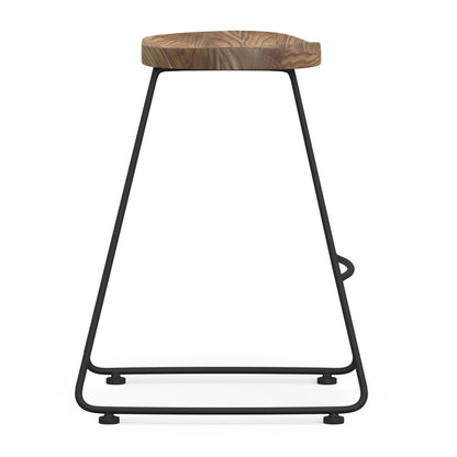 Amberly - Rustic Saddle Bar Stool (Set of 2) Simpli-Home