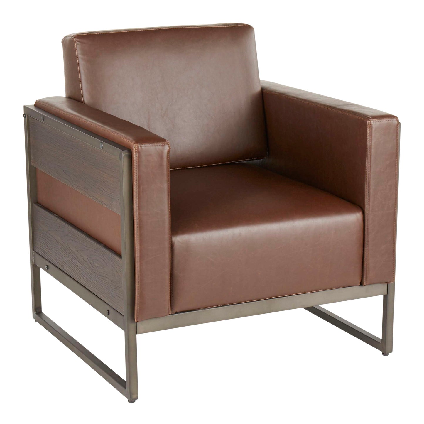 Drift - Industrial Lounge Chair - Espresso Lumi Source