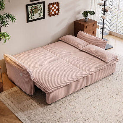 2 In 1 Convertible Sofa Bed, Multi Functional Living Room Furniture Home Essentials