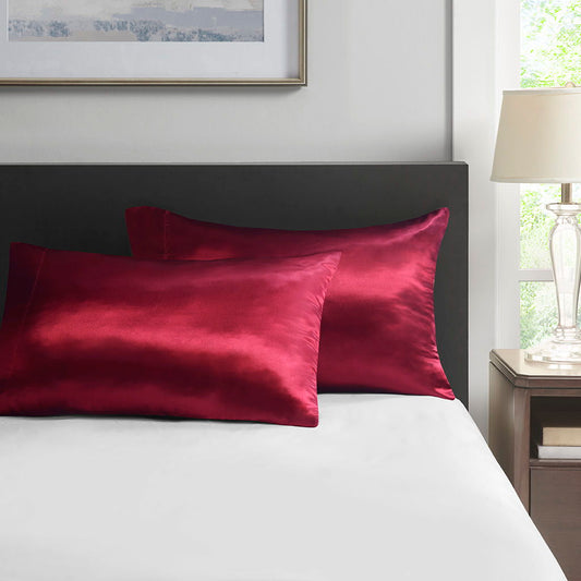 Pillowcases (Set of 2) Queen - Red