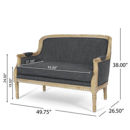 Inspired Style Loveseat Noble House