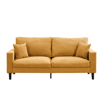Modern Upholstered 3 Seat Sofa, High Resilience Home Essentials