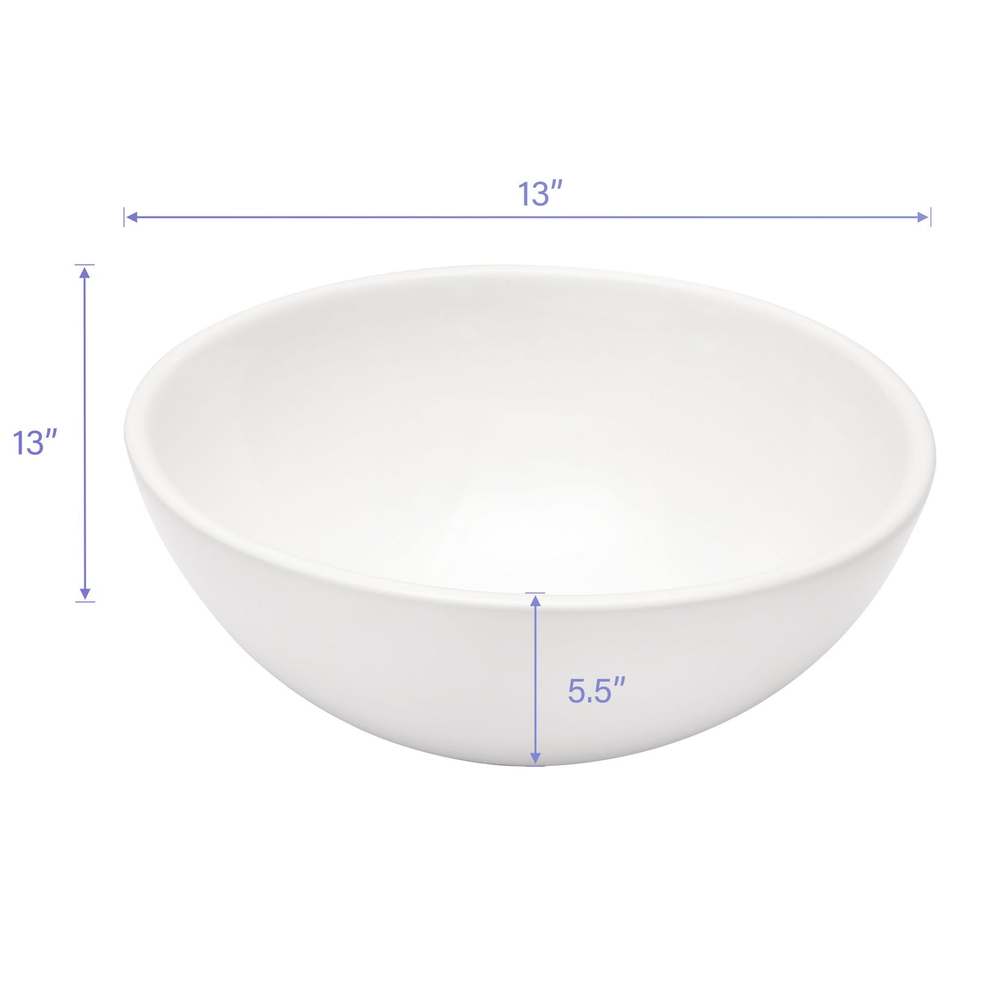 Modern Ceramic Circular Vessel Bathroom Sink Daily Nest