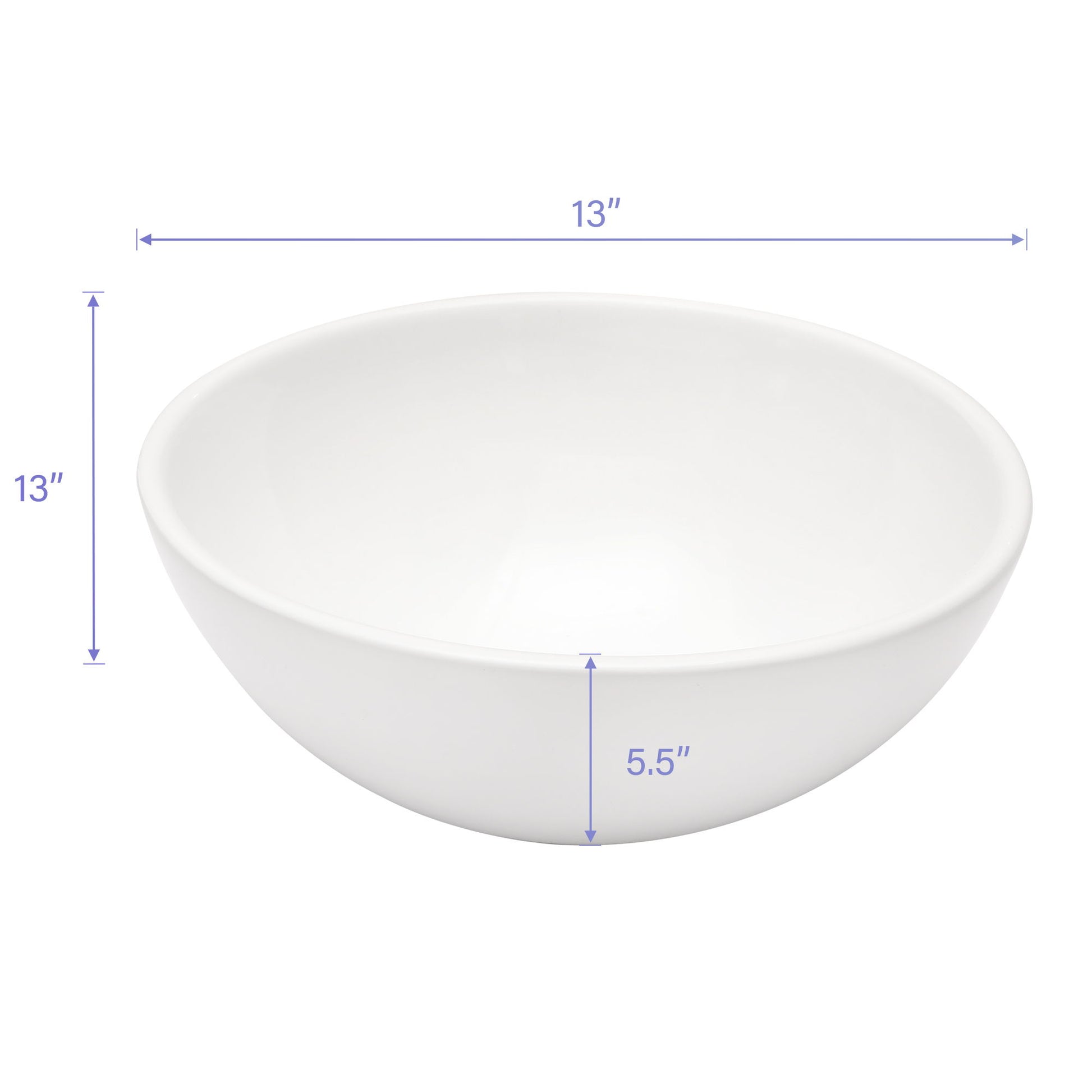 Modern Ceramic Circular Vessel Bathroom Sink Daily Nest