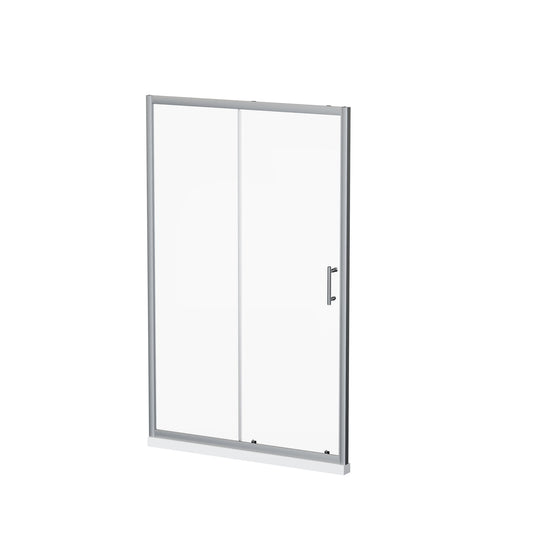 Single Sliding Shower Door With Handle - Chrome Daily Nest
