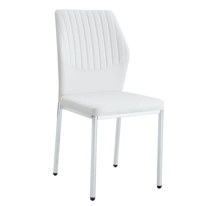 Luxury Simple High Resilience Dining Chair With Metal Legs Home Essentials