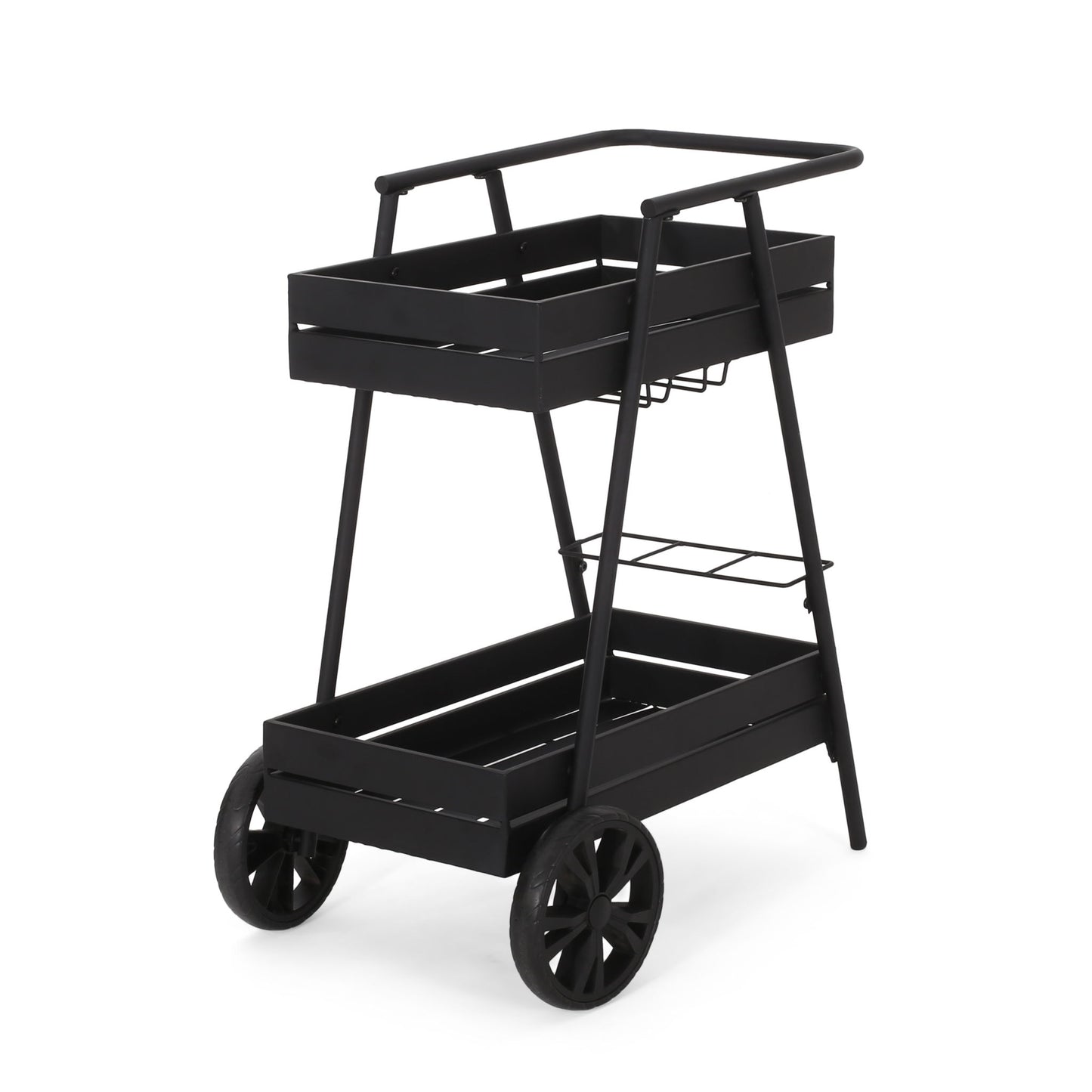 Industrial Bar Cart - Black Noble House