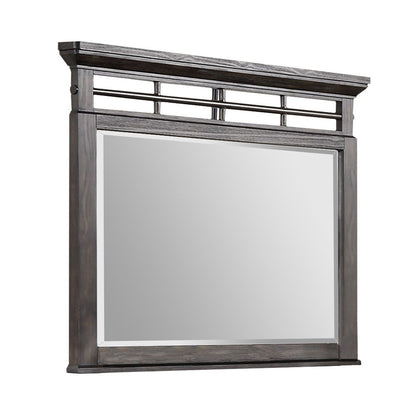 Mirror - Mahogany Bernards Furniture