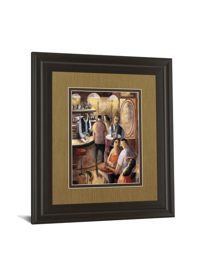 Entre Copas By Didier Lourenco - Framed Print Wall Art - Dark Brown