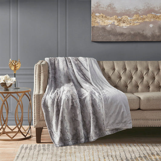 Zuri - Oversized Throw - Gray