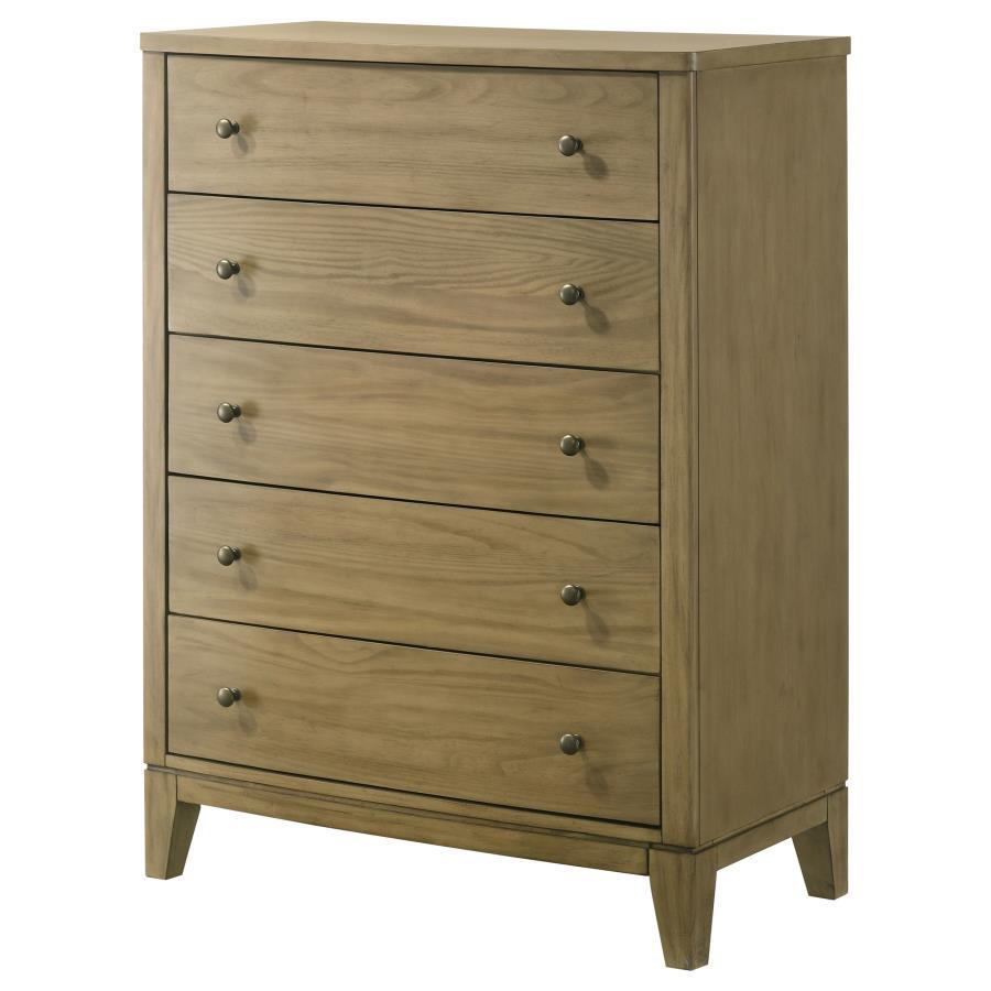 Granada - 5-Drawer Bedroom Chest Of Drawers - Natural Pine Coaster Fine Furniture