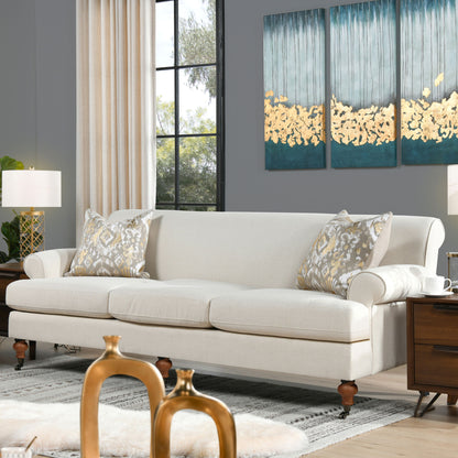Alana Lawson - Three Cushion Tightback Sofa Jennifer Taylor Home