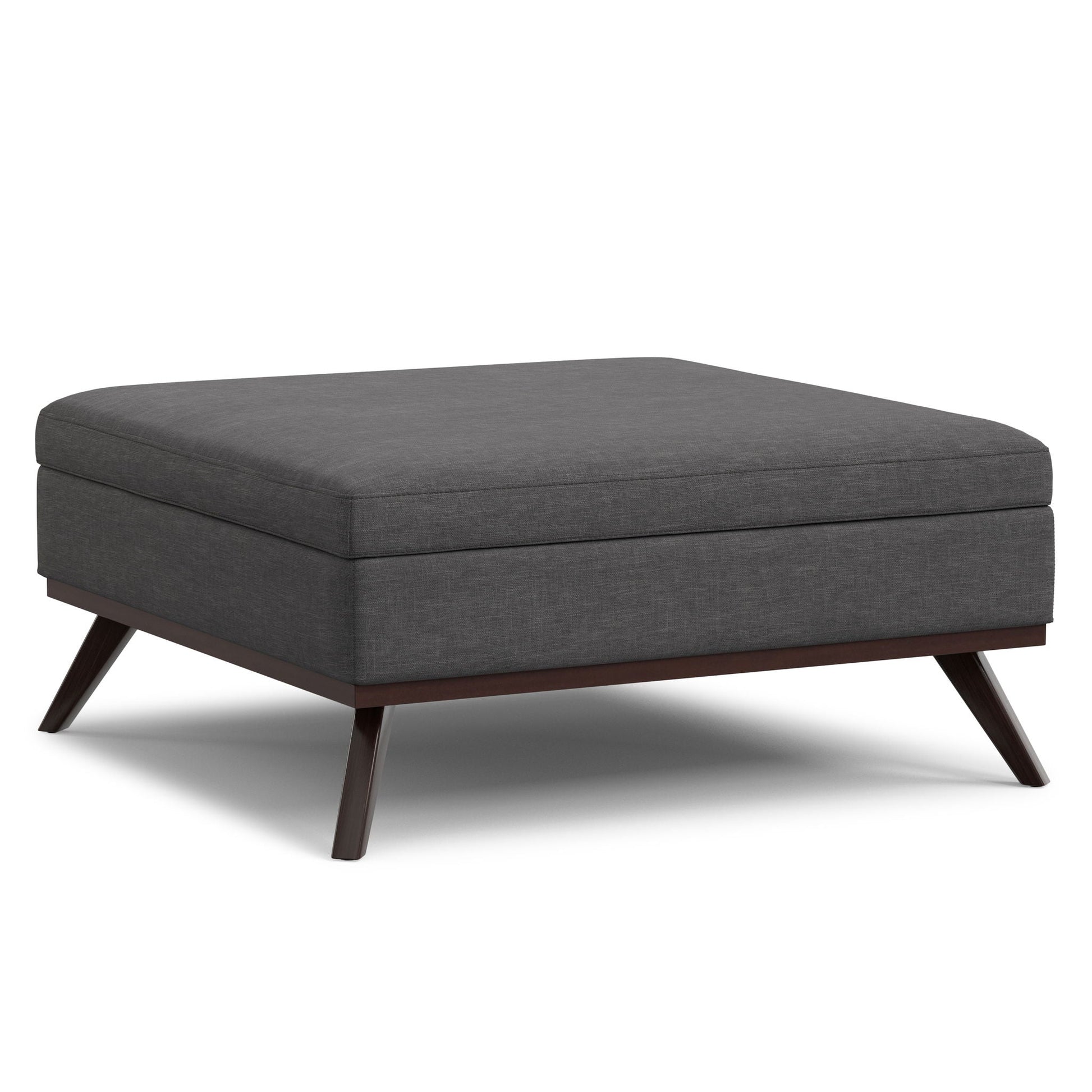 Owen - Multifunctional Square Coffee Table Storage Ottoman Simpli-Home
