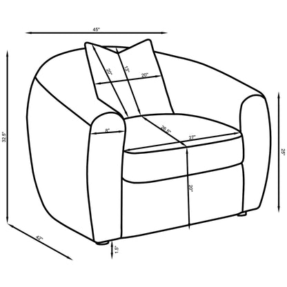Wilson - Accent Chair - Ivory Furniture Max