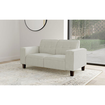 Xana - Track Arm Tufted Loveseat - Greige Furniture Max