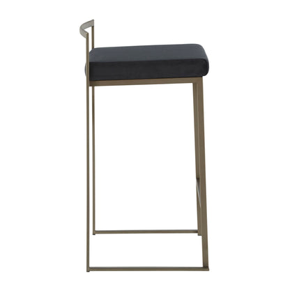 Fuji - Industrial Stackable Counter Stool Elegant Design Lumi Source