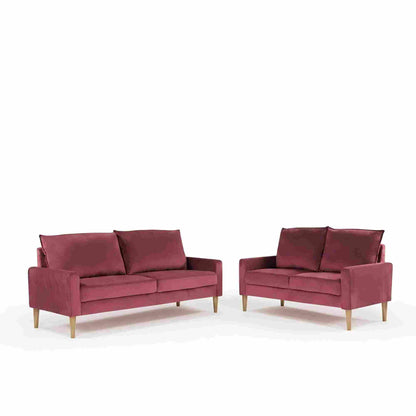 Upholstered Loveseat Sofa, 2 Seater Couch For Living Room Apartment US Pride