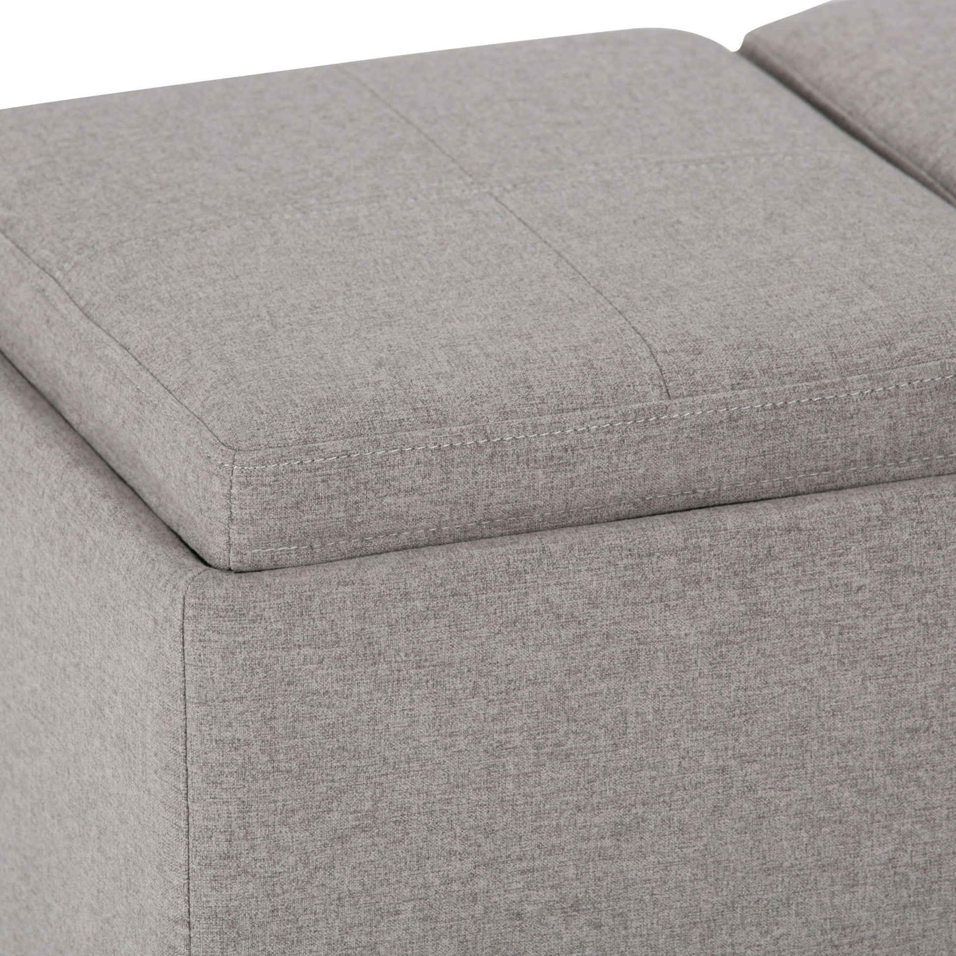 Avalon - Upholstered Storage Ottoman Simpli-Home